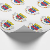 Papier Cadeau Drapeau Saint-Barthélemy (Coin)