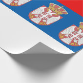 Papier Cadeau Drapeau serbe (Coin)