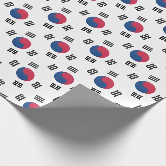 Papier Cadeau Drapeau sud-coréen (Coin)