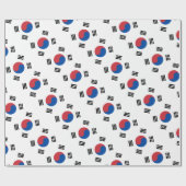Papier Cadeau Drapeau sud-coréen - Corée - Taegeukgi - 대한민국의국기 (Plat)