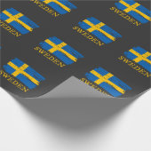 Papier Cadeau Drapeau Suède (Coin)