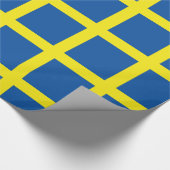 Papier Cadeau Drapeau Suède (Coin)