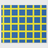 Papier Cadeau Drapeau Suède (Plat)