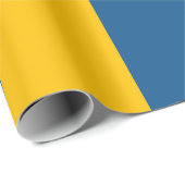 Papier Cadeau Drapeau suédois (Coin rond)