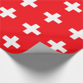 Papier Cadeau Drapeau suisse (Coin)