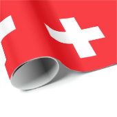 Papier Cadeau Drapeau suisse (Coin rond)