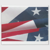 Papier Cadeau Drapeau sur papier d'emballage (Plat)