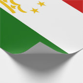 Papier Cadeau Drapeau Tadjikistan (Coin)
