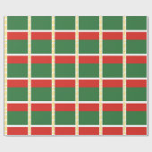 Papier Cadeau Drapeau tchétchène (Plat)