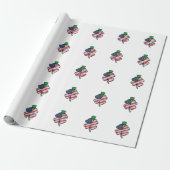 Papier Cadeau Drapeau Trèfle Vintage St. Patrick (Déroulé)