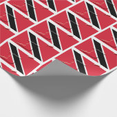 Papier Cadeau DRAPEAU TRINIDAD avec plan (Coin)