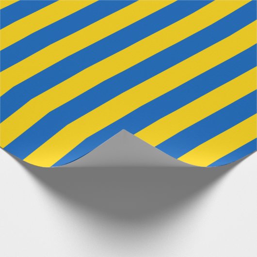 Papier Cadeau Drapeau Ukraine (Coin)