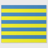 Papier Cadeau Drapeau ukrainien (Plat)