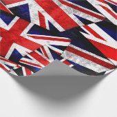 Papier Cadeau Drapeau Union Jack British England UK (Coin)
