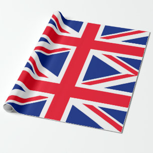 Papier Cadeau Drapeau Union Jack du Royaume-Uni