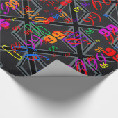 Papier Cadeau Drapeau Union Jack noir (Coin)