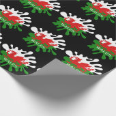 Papier Cadeau Drapeau Welsh Cymru (Coin)