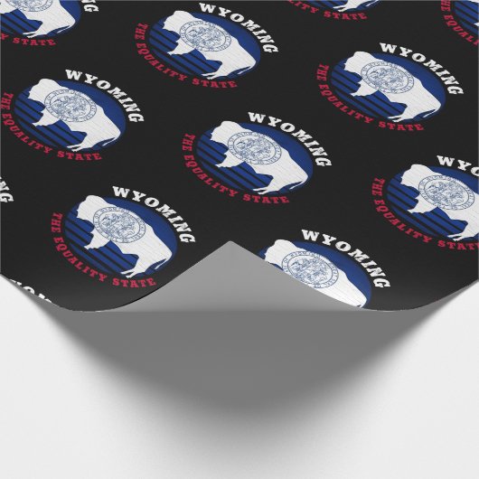 PAPIER CADEAU DRAPEAU WYOMOMING EQUALITY STATE (Coin)