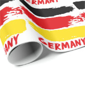 Papier Cadeau Drapeaux allemands (Coin rond)