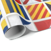 Papier Cadeau Drapeaux de sémaphore (Coin rond)