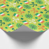 Papier Cadeau Drapeaux d'Irlande (Coin)