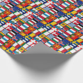 Papier Cadeau Drapeaux du monde (Coin)