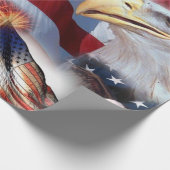 Papier Cadeau drapeaux et Eagles (Coin)