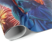 Papier Cadeau drapeaux et Eagles (Coin rond)