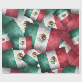 Papier Cadeau Drapeaux mexicains en détresse (Plat)