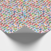 Papier Cadeau Drapeaux mondiaux (Coin)