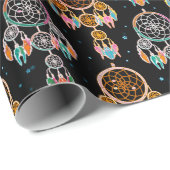 Papier Cadeau Dream Catchers (Coin rond)