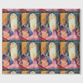 Papier Cadeau DREAM D'OR / Méditation Yoga Jardin Zen (Plat)