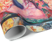 Papier Cadeau DREAM D'OR / Méditation Yoga Jardin Zen (Coin rond)