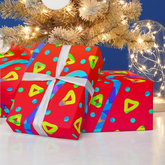 Papier Cadeau Dream Wave Festival - Chaleureuse pluie de bonbons (Vacances)