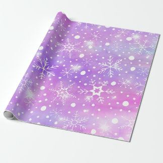 Papier Cadeau Dreamink Snowflakes et Stars Noël