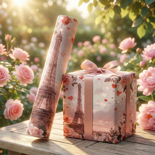 Papier Cadeau Dreamy Paris Romance: Eiffel Tower
