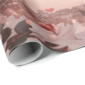 Papier Cadeau Dreamy Paris Romance: Eiffel Tower (Coin rond)