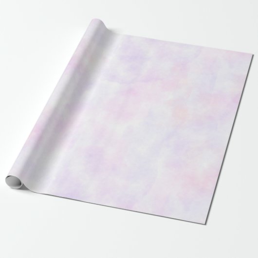 Papier Cadeau Dreamy Pastel rose et violet (Déroulé)