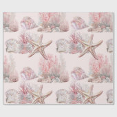 Papier Cadeau Dreamy Under the Sea Baby shower (Plat)