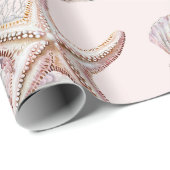 Papier Cadeau Dreamy Under the Sea Baby shower (Coin rond)