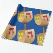 Papier Cadeau Dreidel (Déroulé)
