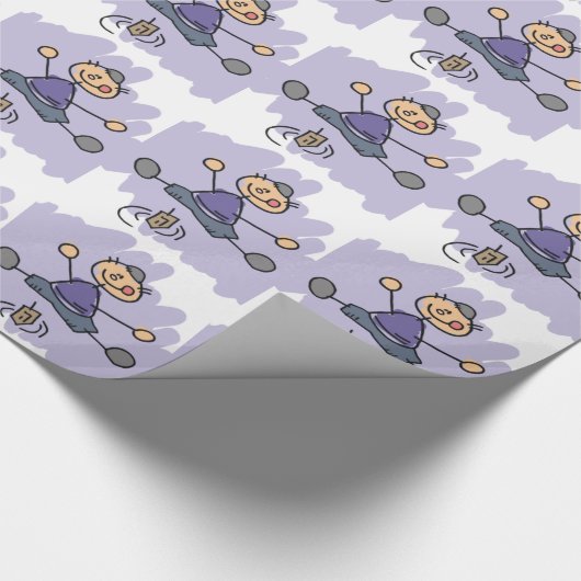 Papier Cadeau Dreidel Boy (Coin)