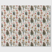 Papier Cadeau Dressed-Up Mice and Baubles (Plat)