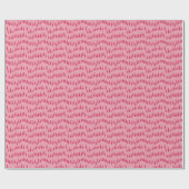 Papier Cadeau Drizzle Dot en rose vif (Plat)