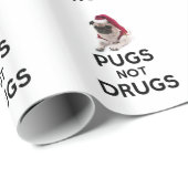 Papier Cadeau Drogues de carlins pas (Coin rond)