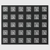 Papier Cadeau Droite Outta Chemo (Plat)