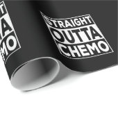 Papier Cadeau Droite Outta Chemo (Coin rond)