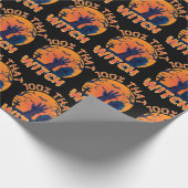 Papier Cadeau Drôle 100% Que Sorcière papier enveloppant Hallowe (Coin)