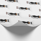 Papier Cadeau Drôle Accrocher sur le chat (Coin)