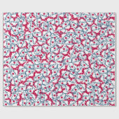 Papier Cadeau Drôle avec mignon Je t'aime Motif (Plat)